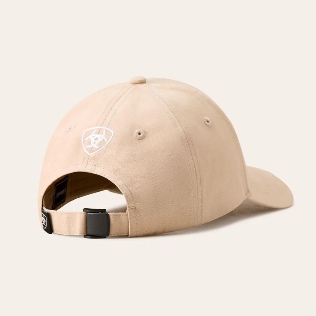 Ariat Show Baseball Cap in Khaki - Image 2