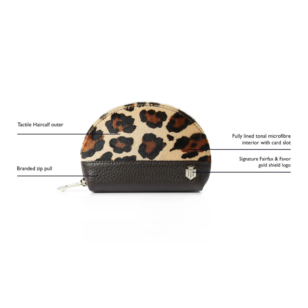 Fairfax & Favor Chiltern Coin Purse in Jaguar Haircalf - Image 6