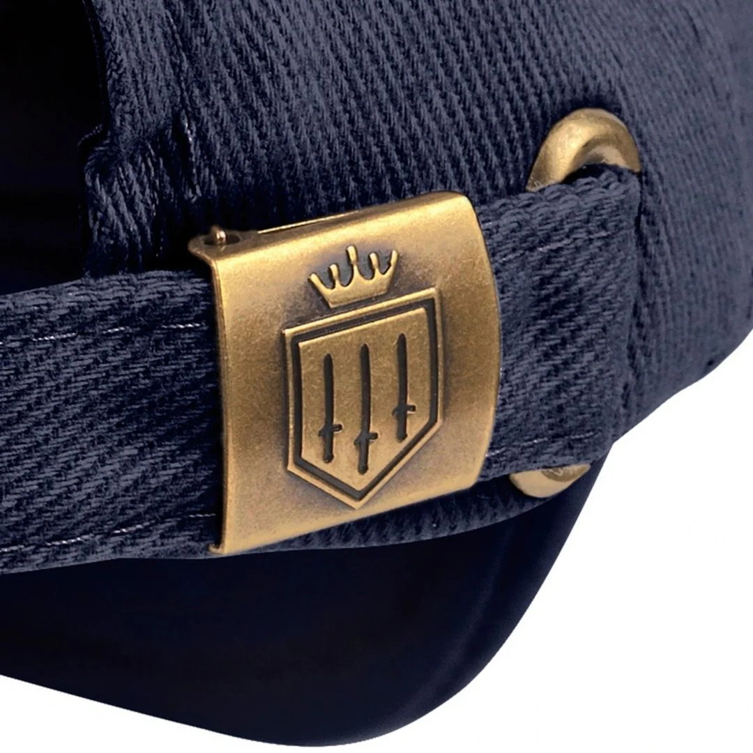 Fairfax & Favor Signature Baseball Cap in Navy - Image 5