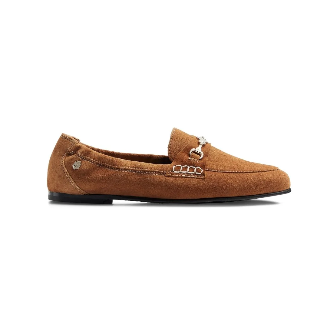 Fairfax & Favor Women's Newmarket Suede Loafer in Tan - Image 4